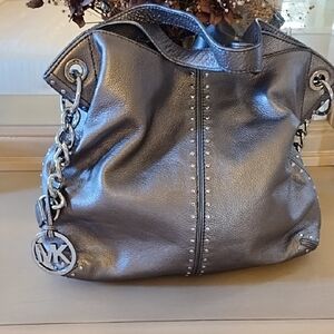 Michael Kors Metallic Gray Women's Bag